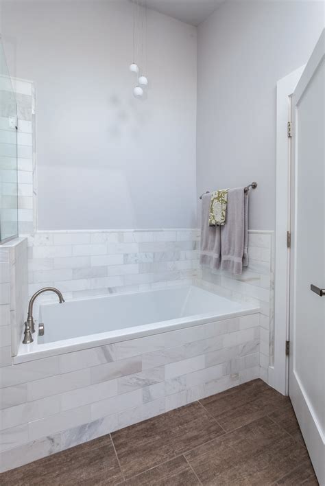 White Shaker Style Bathroom Renovation Project Denver Colorado Modern