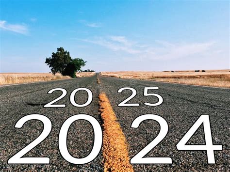 2024 2025 2026 New Year Road Trip Travel And Future Vision Concept
