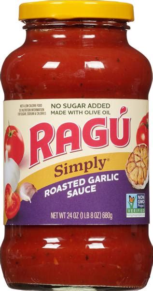 Ragu Simply Roasted Garlic Pasta Sauce Hy Vee Aisles Online Grocery