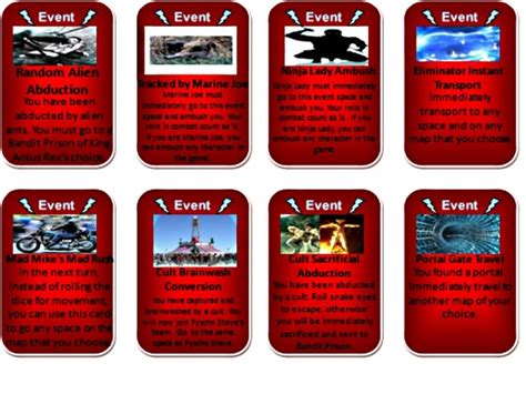 Special Event Cards Image Post Apocalypse The Board Game Indie Db