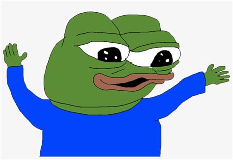 Pepe originated in a 2005 comic by matt furie called boy's club. Pepe Hands Up Gif - Pepo Emotes Transparent PNG - 1027x731 ...