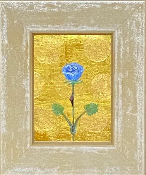 Blue Rose Gold 002 Jcat Gallery Ny Oil Painting