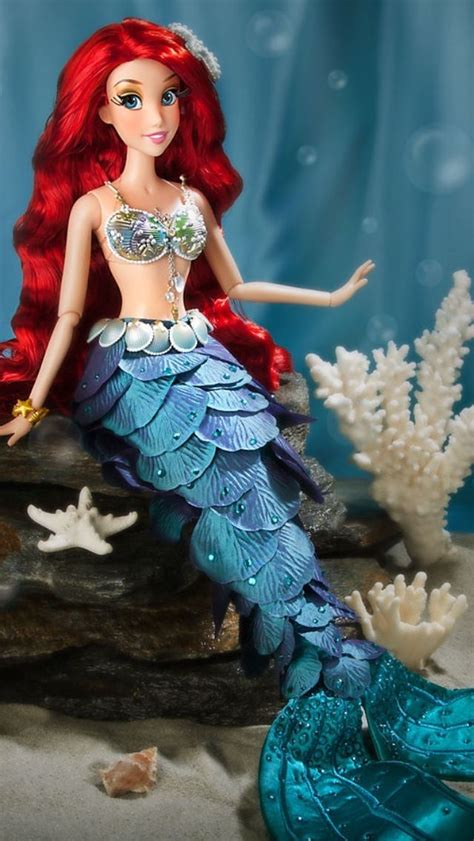 ariel doll bonecas princesa da disney bonecos disney ariel pequena sereia