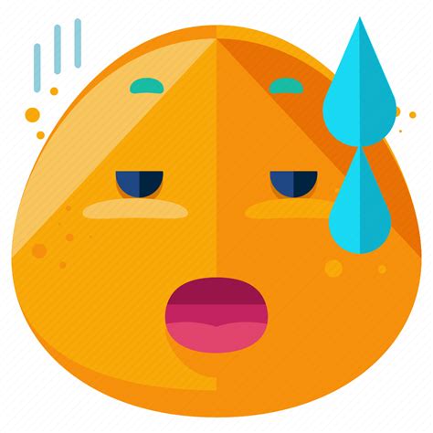 Tired Emoji Emoticon Emotion Emotional Smiley Icon Download On