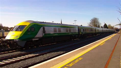 Irish Rail Mark 4 Intercity Train 201 Class Loco Kildare Station