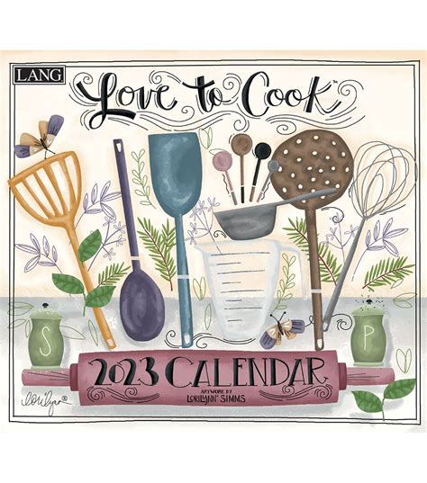 Lang Love To Cook 2023 Wall Calendar Joann In 2023 Wall Calendar
