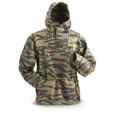 Alpha® Military Surplus Tiger Stripe Camo Anorak 221948 Insulated