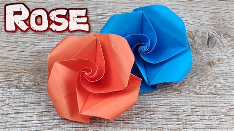 Diy Easy Paper Rose How To Make A Simple Paper Rose Tutorial