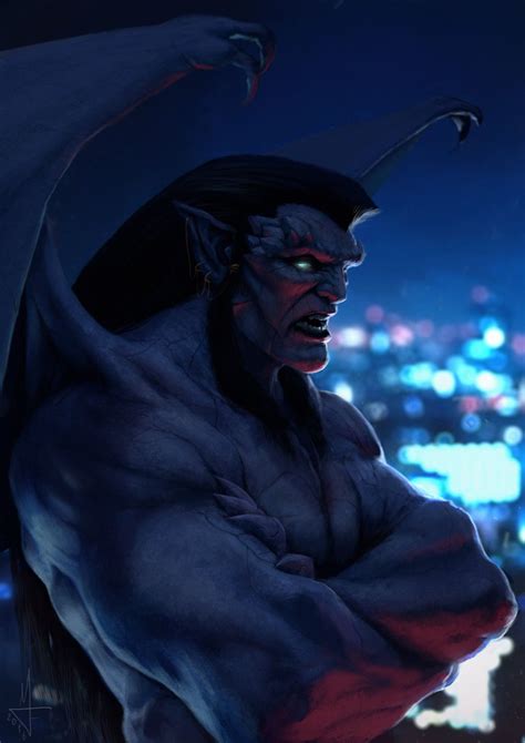 An Animated Character In Front Of A Cityscape At Night With His Arms