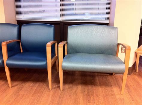 Medical Office Waiting Room Chairs Antimicrobial Gray Fabric