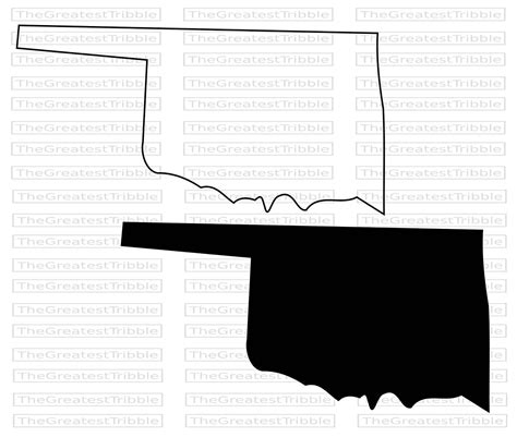 Oklahoma Outline Vector At Getdrawings Free Download