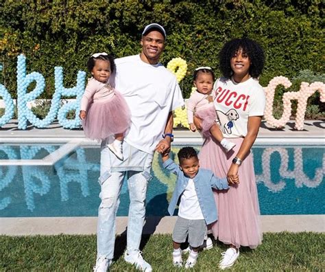 The couple is now the. RUSSELL WESTBROOK AND WIFE CELEBRATE TWINS' FIRST BIRTHDAY