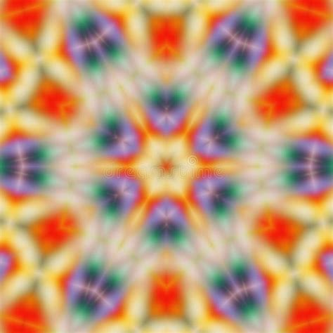 Abstract Kaleidoscope Background Beautiful Multicolor Texture Unique