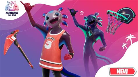 New Bryne And Axo Skins Gameplay Fortnite Axolotl And Reef Royalty Set Youtube