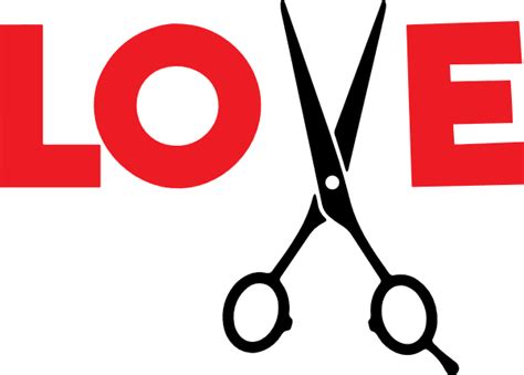 Love Scissor Hairdresser Free Svg File Svg Heart