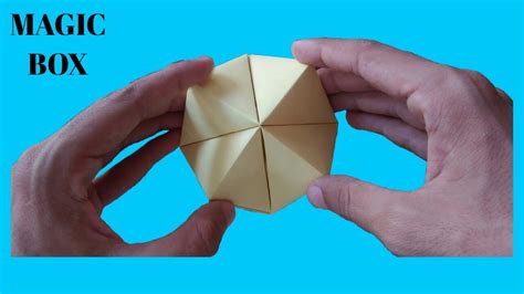 Origami Magic Box With Paper Youtube