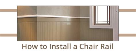 Video and instructions about the best process of how to install chair rail. How To Install A Chair Rail - Builders Surplus
