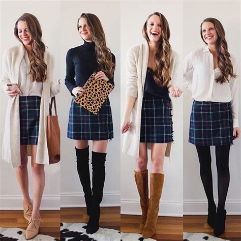 Four Ways To Wear Your Favorite Plaid Skirt For More Style Inspiration