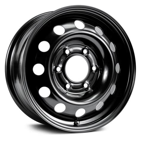 Rt 16 Steel Wheel 6 Lug X45520 Wheels Black Rims
