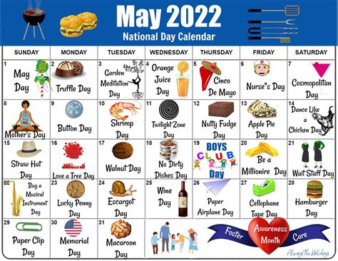 May National Day Calendar Ultimate Printable Calendar Collection