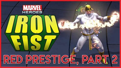 Marvel Heroes 2016 Iron Fist Red Prestige Leveling Part 2 Youtube