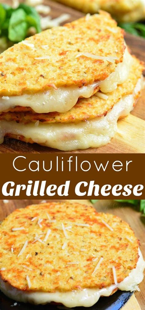 I prefer the fresh to frozen, but the fresh cauliflower gets everywhere. Cauliflower Grilled Cheese is a gluten free, low-carb ...