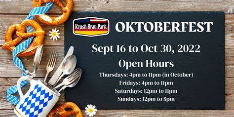 Prost Krush Brau Parks Oktoberfest Is Back