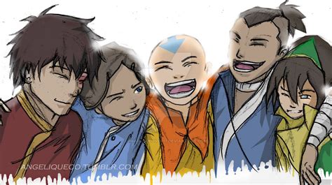 The Gaang Avatar Characters Avatar The Last Airbender Avatar The