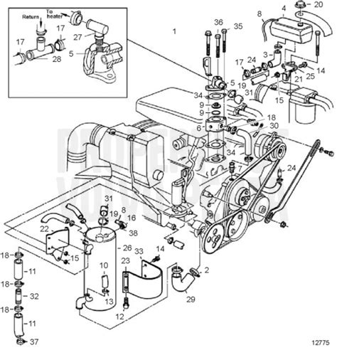 Volvo Penta Parts Diagram Heat Exchanger Spare Parts