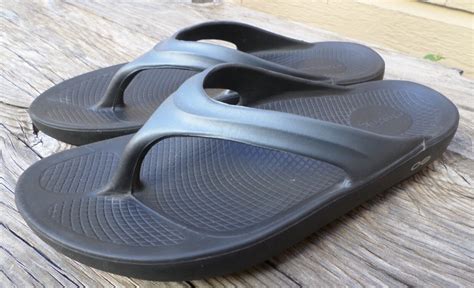 oofos oolala black recovery thong sandals women s 1… gem