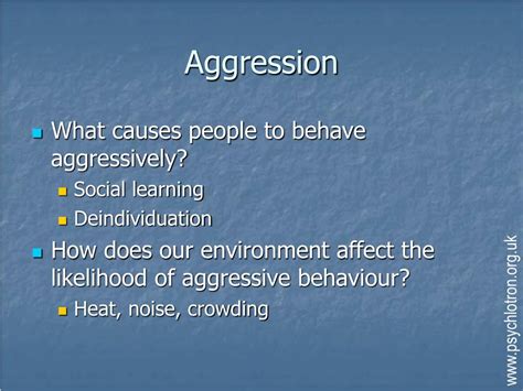Ppt Aggression Powerpoint Presentation Free Download Id1208159