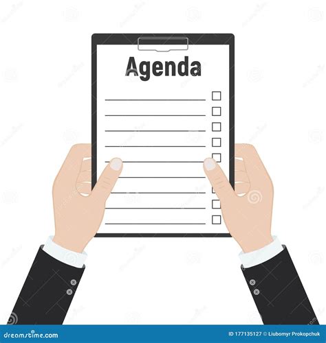 Clipboard Agenda Vector Illustration Flat Design Isolated On