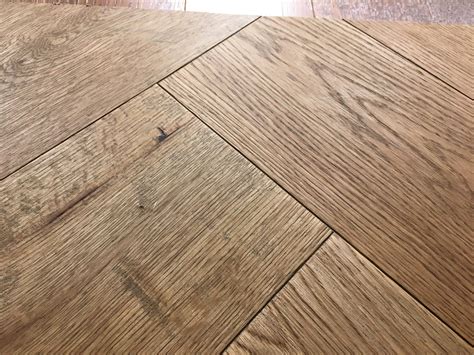 Smoked Brushed Oiled Parquet Click Engineered Oak 14x 3x 150 X 600 Wood