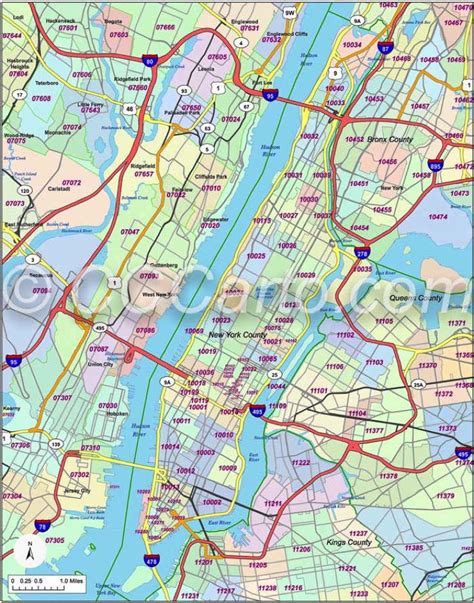 New York Zip Code Map Middle East Political Map