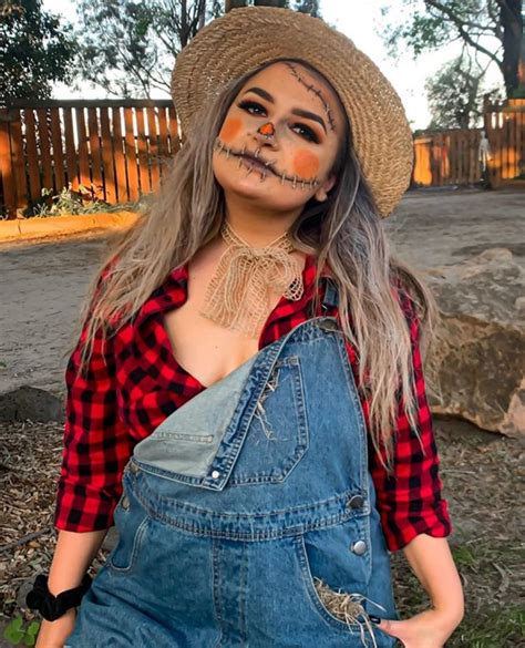 40 scarecrow makeup ideas for halloween the glossychic