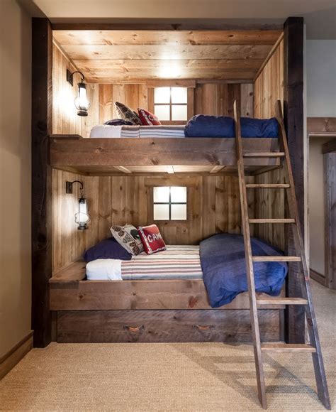 35 Awesome Rustic Style Kids Bedroom Design Ideas