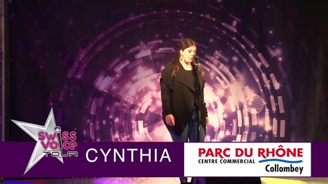 Cynthia Swiss Voice Tour 2018 Parc Du Rhône Collombey Youtube