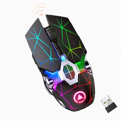 A7 Wireless 24ghz Rechargeable Rgb Mouse