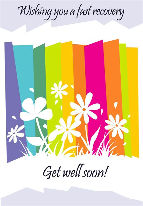 Happy summer!, happy birthday!, happy gardening!, happy spring!, happy anniversary!, thinking of you!, thank you!, get well soon!, just saying hi!, good luck!, enjoy your. Get Well #Card Free Printable - Fast Recovery Flowers ...