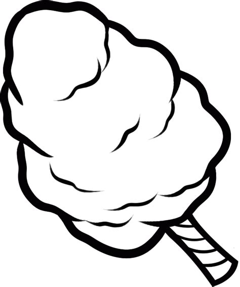 Cotton Candy Coloring Sheet Coloring Pages