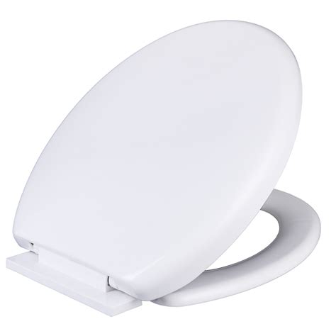 O Shape Soft Close Quick Release White Toilet Seat Easy Clean