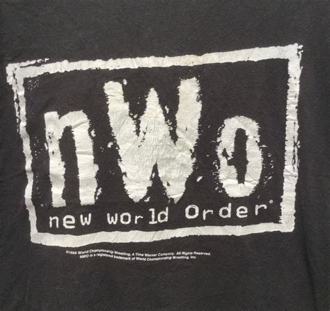 Vintage Nwo T Shirt New World Order Wwf Wcw Wrestling Pro Etsy