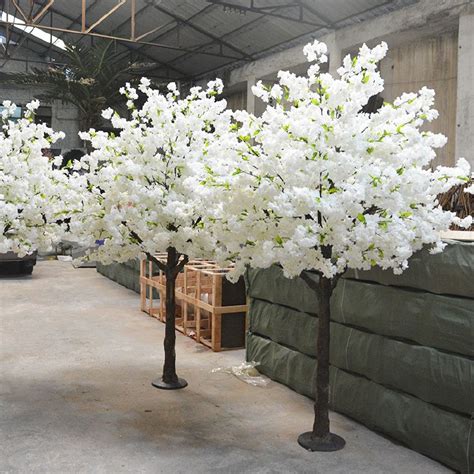 8ft White Artificial Cherry Blossom Tree For Wedding Decorations