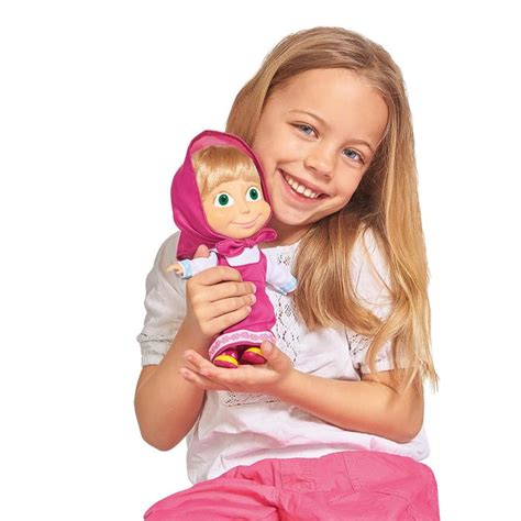 Buy Masha And The Bear 43cm Bear Plush And 23cm Doll Set At Bargainmax Free Delivery Over £9