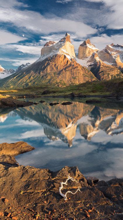 Wallpaper Reflection Patagonia Jigsaw Puzzle Cloud Water