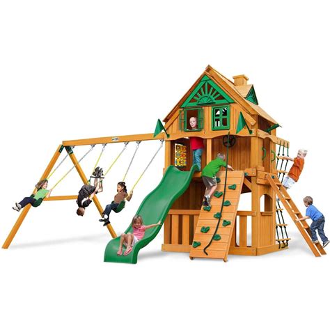Chateau Clubhouse Swing Set Optional Treehouse And Fort Various