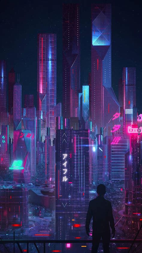 Dark Cyberpunk Background