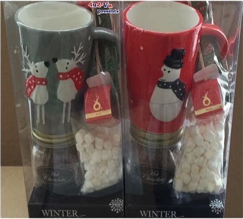 Christmas Mugs Hot Chocolate T Set Ideal Christmas Presents Mr