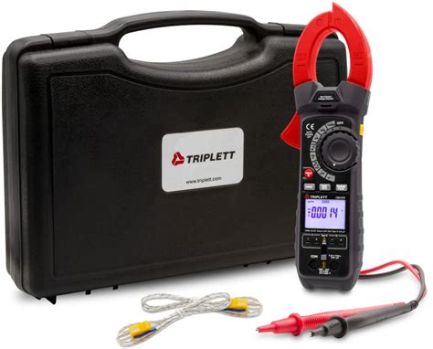 Triplett CM1070 NIST 1000A AC DC True RMS Clamp Meter With Dual Type