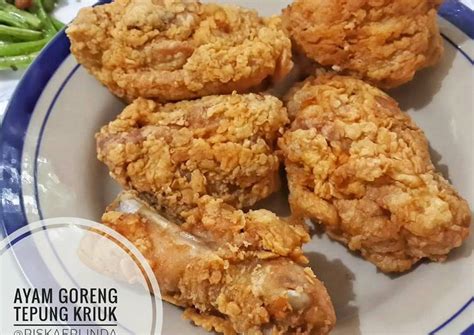 Selain beli, kamu bisa coba membuat ayam goreng mcdonald's sendiri di rumah. Resep Ayam Goreng Tepung Ala KFC Kriuk Crispy oleh Riska Erlinda - Cookpad